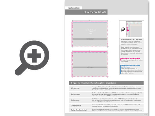 Product Bild durchschreibes__tze_din_a3_quer__2-fach__4_1-farbig