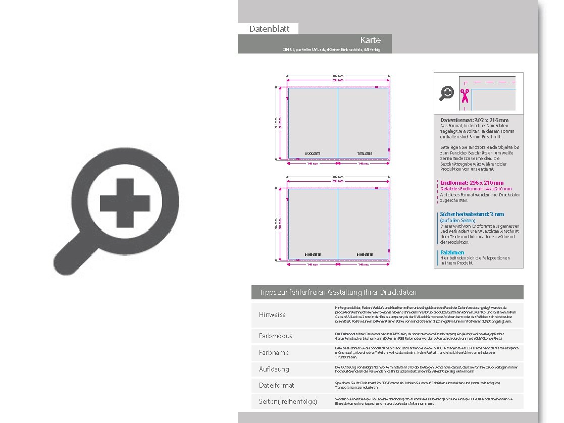 Product Bild hochzeitskarte_din_a5_4-seiter_4_4_farbig_mit_beidseitig_partieller_uv-lackierung